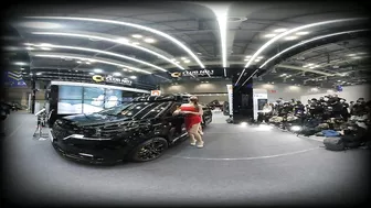 3D 180VR 4K Club No1 Sexy Promotional Racing Models Shooting Site Auto Show ???????? VR Dream Car