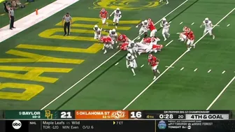 Baylor GAME WINNING Goal Line Stand vs Oklahoma State | 2021 College Football