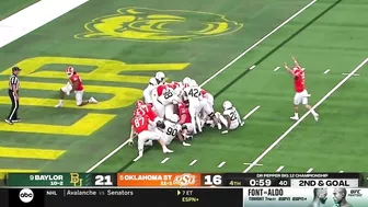 Baylor GAME WINNING Goal Line Stand vs Oklahoma State | 2021 College Football