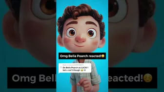 Bella Poarch reacted to my TikTok where i draw her as LUCA???????? | JULIA GISELLA