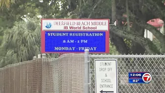 12-year-old expected to face charges after threat towards Deerfield Beach Middle School