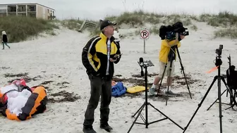 Paramotor Pilot Lands on Florida Beach after Epic Coast to Coast Trip