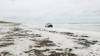 Paramotor Pilot Lands on Florida Beach after Epic Coast to Coast Trip