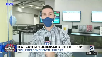 New travel restrictions go into effect Monday