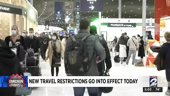 New travel restrictions go into effect Monday