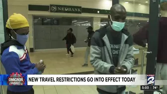 New travel restrictions go into effect Monday