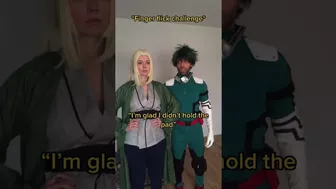 Finger Flick Challenge #anime #deku #gojo #tsunade #saitama