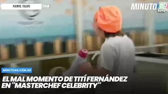 El mal momento de Tití Fernández en "MasterChef Celebrity"- Minuto Argentina