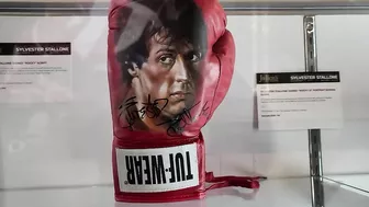 Sylvester Stallone's Memorabilia at Julien's Auctions | Rocky vs Judge Dredd | Celebrity Street