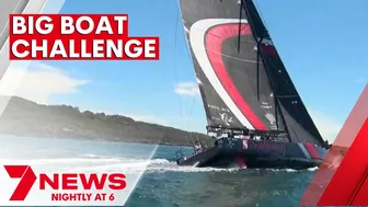 2021 Big Boat Challenge on Sydney Harbour | 7NEWS