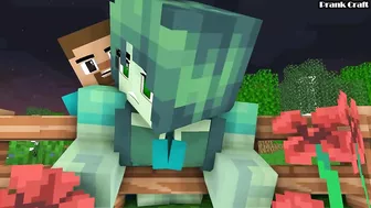 Steve I'm Stuck - Compilation! Zombie Girl and Steve Life // Minecraft Animation