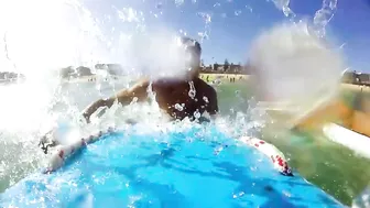 Drowning Men Go UNNOTICED - Lifeguards Work Fast!