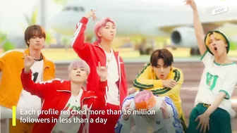 BTS breaks the world record with Instagram debut