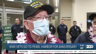 World War II veterans travel to Hawaii to remember Pearl Harbor