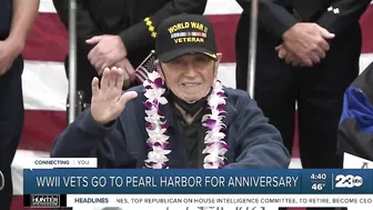 World War II veterans travel to Hawaii to remember Pearl Harbor