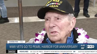 World War II veterans travel to Hawaii to remember Pearl Harbor