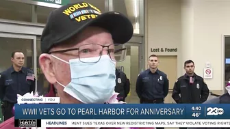 World War II veterans travel to Hawaii to remember Pearl Harbor