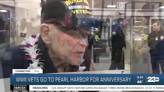 World War II veterans travel to Hawaii to remember Pearl Harbor