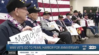 World War II veterans travel to Hawaii to remember Pearl Harbor