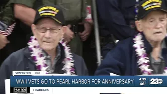 World War II veterans travel to Hawaii to remember Pearl Harbor