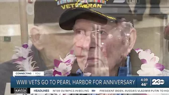 World War II veterans travel to Hawaii to remember Pearl Harbor