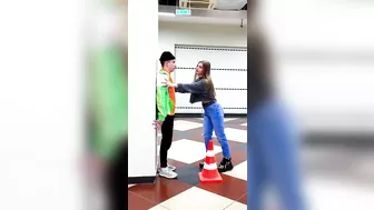 HOTEST PRANKS IN A MALL best girls reactions by russian prank boy Qylek #shorts #qylek #tiktok