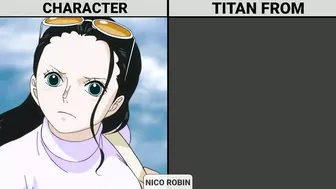 ONE PIECE CHARACTERS IN TITAN FORM | ANIME ENERGY