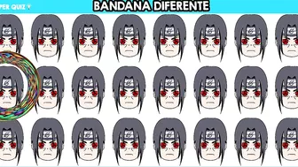 ENCONTRE O EMOJI DIFERENTE UCHIHAS - JOGO DOS EMOJIS MAIORES UCHIHAS DO ANIME NARUTO