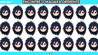 ENCONTRE O EMOJI DIFERENTE UCHIHAS - JOGO DOS EMOJIS MAIORES UCHIHAS DO ANIME NARUTO