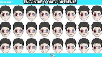 ENCONTRE O EMOJI DIFERENTE UCHIHAS - JOGO DOS EMOJIS MAIORES UCHIHAS DO ANIME NARUTO