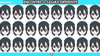 ENCONTRE O EMOJI DIFERENTE UCHIHAS - JOGO DOS EMOJIS MAIORES UCHIHAS DO ANIME NARUTO