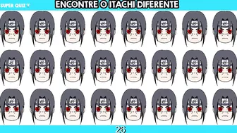 ENCONTRE O EMOJI DIFERENTE UCHIHAS - JOGO DOS EMOJIS MAIORES UCHIHAS DO ANIME NARUTO