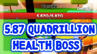 Carrying a 5.87 Quadrillion Health Boss Raid (Massive Slimey) Anime Fighters Simulator