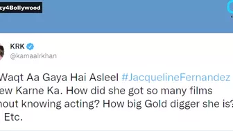 SHOCKING : This Celebrity Calls Jacqueline Fernandez A Gold Digger!