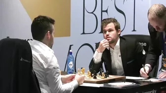 Ian Nepomniachtchi Starts Smiling When He Resigned in the Game 9 Against Magnus Carlsen