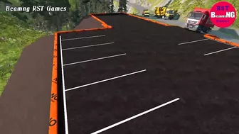 Trucks Cars vs Massive Speed Bumps Beamng Drive RST Games #100