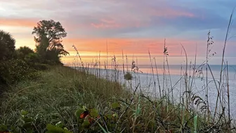 A Glorious Wednesday Morning Sunrise at the Beach in North Naples, FL 12.08.21