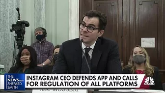 Instagram's Mosseri grilled by lawmakers on Capitol Hill