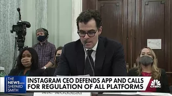 Instagram's Mosseri grilled by lawmakers on Capitol Hill