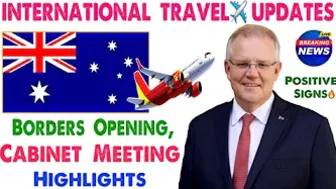 Australian???????? Intl Borders Update???? || Travel Return on 15Dec✈️ || Cabinet Meeting Tomorrow????