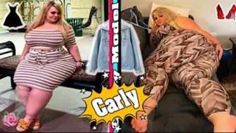 Carly . II ???? The best summer models for plus sizes and Ideas and tips for a monochrome look in cream