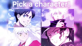 PICK AN ANIME CHARACTER, SEE WHO THEY FIGHT!