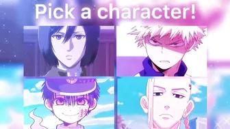 PICK AN ANIME CHARACTER, SEE WHO THEY FIGHT!