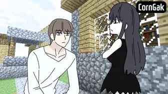 Enderman and Steve minecraft anime ep 13