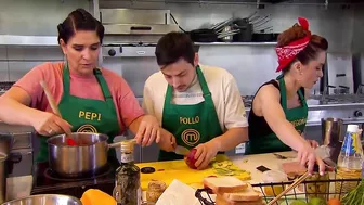 Preparación del sándwich complica a participantes. MasterChef Celebrity, 2021.