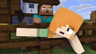 Steve I'm Stuck - NEW Compilation #6! Alex and Steve Life // Minecraft Animation