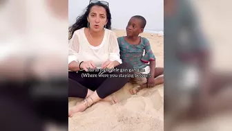 Yoruba lessons with little Yoruba teachers at Ilashe beach( Fari Elysian )