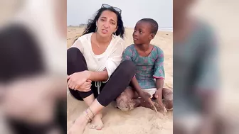 Yoruba lessons with little Yoruba teachers at Ilashe beach( Fari Elysian )