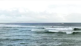 The Noosa Bar and Main Beach. Monday morning, December 13, 2021.