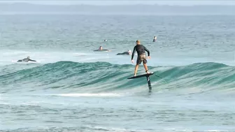 The Noosa Bar and Main Beach. Monday morning, December 13, 2021.